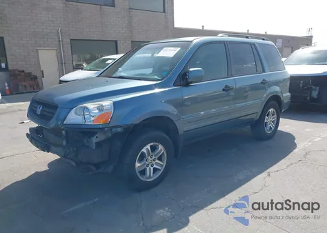 2005 Honda Pilot Ex-L from USA, damaged, VIN 2HKYF18515H573121